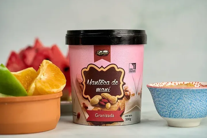Manteca de mani granizada 500g