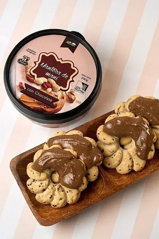 Manteca de mani con chocolate 200g