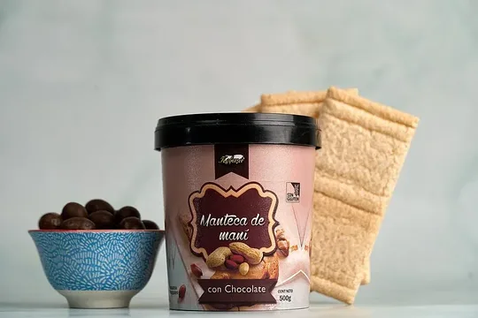 Manteca de mani con chocolate 500g